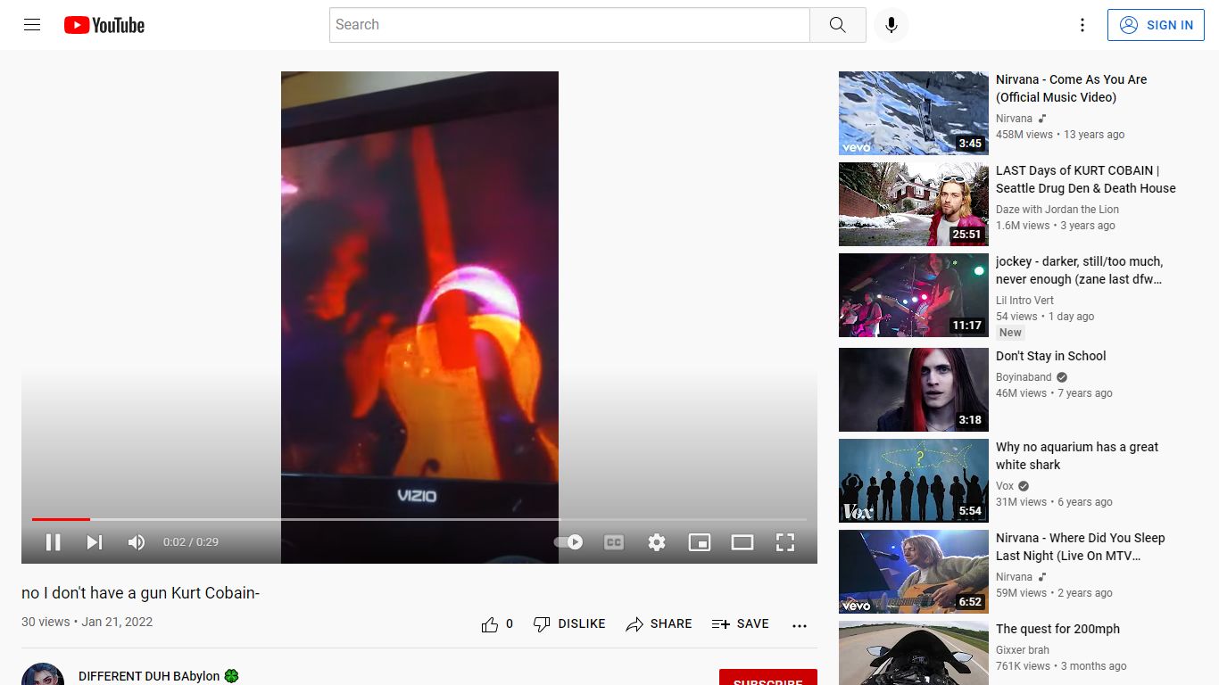 no I don't have a gun Kurt Cobain- - YouTube