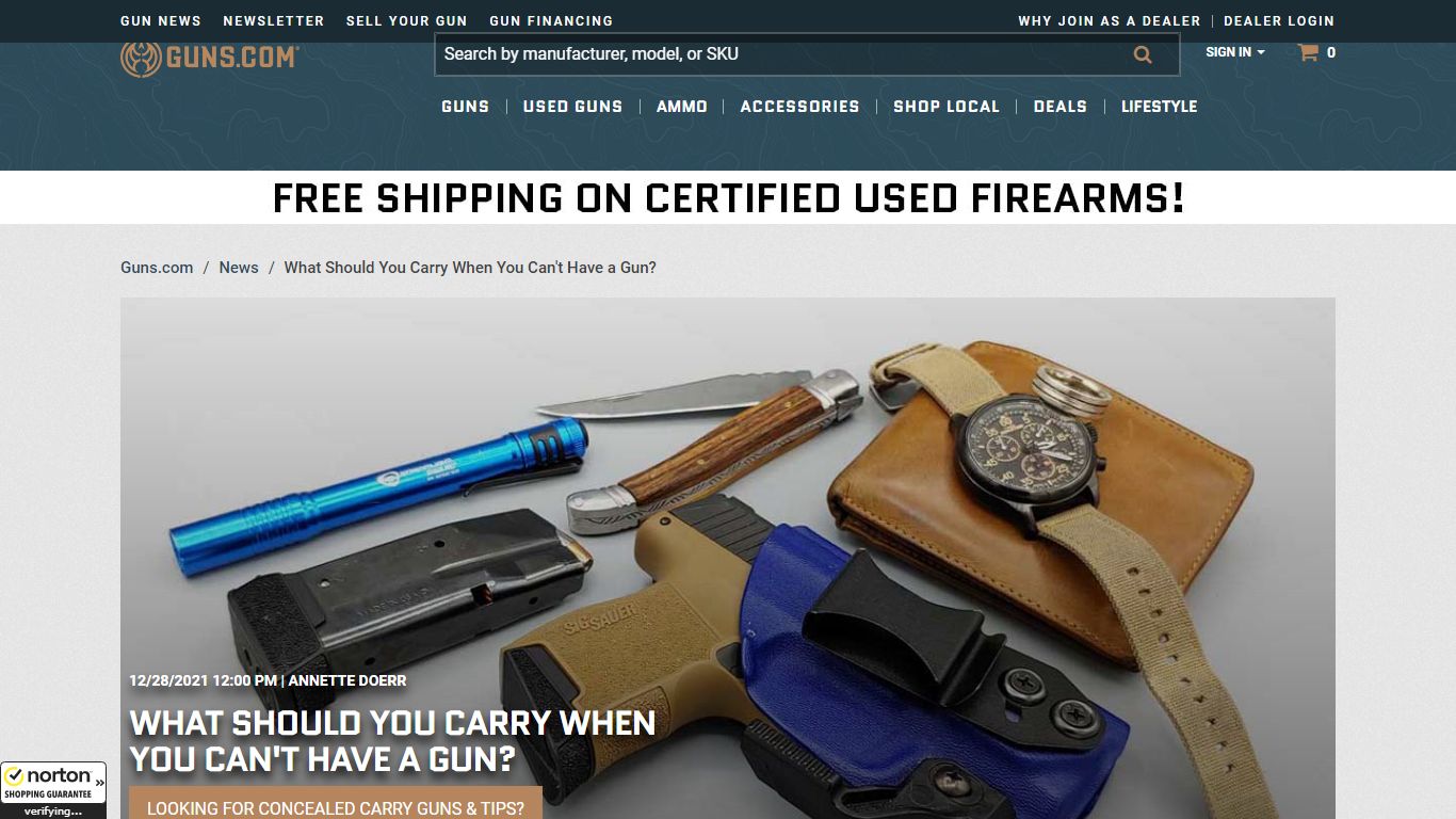 No Gun? What Can You Carry Instead? :: Guns.com